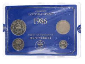 Svenska mynt 1986