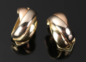 Øreclips af 14 kt guld 2
