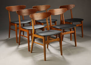 Dansk møbelproducent. Spisestole 6