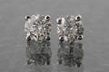 Brilliant-cut diamond earrings, approx. 0.84 ct. 2