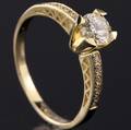 Brillant ring ca. 0.89 ct.