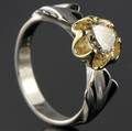 Solitaire ring ca. 0.88 ct.
