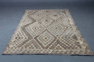 Afghansk Kelim, 100  uld, 253 x 173 cm