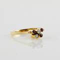 Ring 18 k guld briljanter