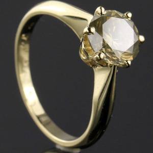 Solitaire ring ca. 1.70 ct.