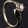 Solitaire ring ca. 0.60 ct.
