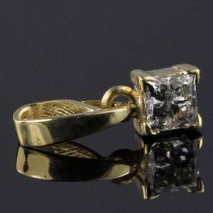 Diamant vedhæng ca. 0.20 ct.