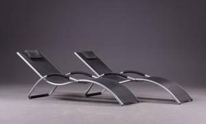 Par solvogne, aluminium Sort textelin 2