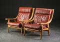 Hans J. Wegner. Par lænestole af eg, model GE-530 2