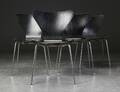 Arne Jacobsen. Fire Syveren stole, Model 3107 4 
