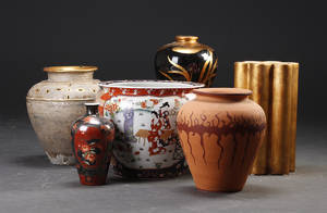 Samling orientalsk porcelæn mm. 1900 - tallets sidste del. 6