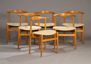 Hans J. Wegner 1914-2007. Seks stole model 708. 6