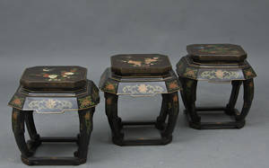 Kinesiske taburetter i lak 3