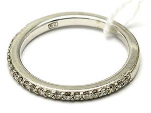 Ring vitguld 18K