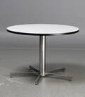 Cafebord, vit laminat