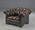 Lænestol i Chesterfield stil
