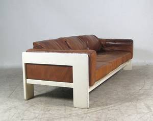 Tobia Scarpa, 3er Sofa Bastiano für Gavina oder Knoll International