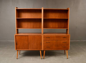 Bokhylla, ett par, teak, 5060-tal
