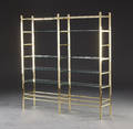 Ubekendt design - Reol - Forgyldtglas.