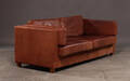 Tre personers sofa, læder