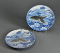 To kinesiske tallerkener af porcelæn 2