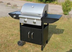 Gasgrill med 2 brændere