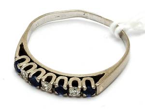 Ring 18K vitguld