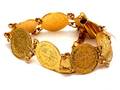 Armband med myntliknande