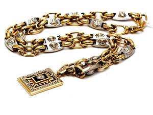 Collier 14K tvåfärgat