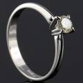 Solitaire ring ca. 0.30 ct.