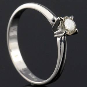 Solitaire ring ca. 0.30 ct.