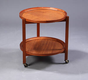 Bakkebord af teaktræ