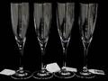 Champagneglas, 4 st