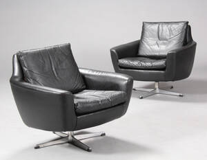 Dansk møbelproducent. Par lænestole, 1960erne 2