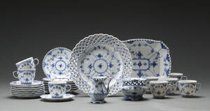 Royal copenhagen. Helblonde musselmalet kaffeservice 27