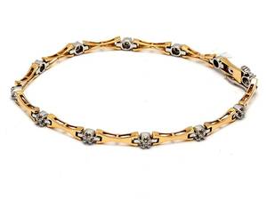 Armband 18K tvåfärgat