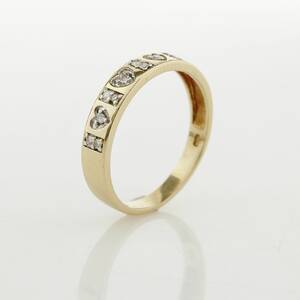 Ring 18 k guld diamanter