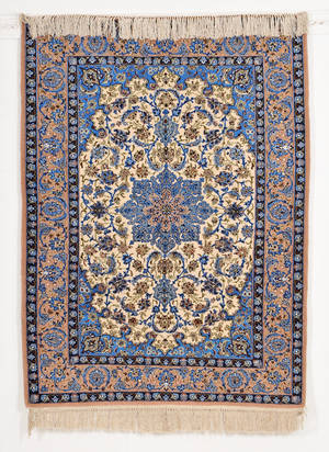 persisk Isfahan tæppe, 153x105 cm.