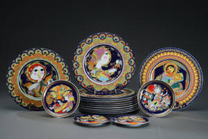 Bjørn Wiinblad for Rosenthal. Samling juleplatter 14 