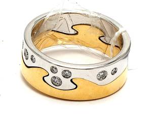 Ring 18K tvåfärgad