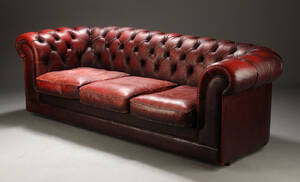 Chesterfield tre-pers. sofa
