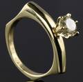 Solitaire ring ca. 1.00 ct.