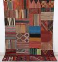 Persisk Patchwork tæppe 220 x 160 cm
