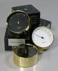 Henning Koppel für Georg Jensen, Wetterstationen, Messing  schwarz  weiß 3