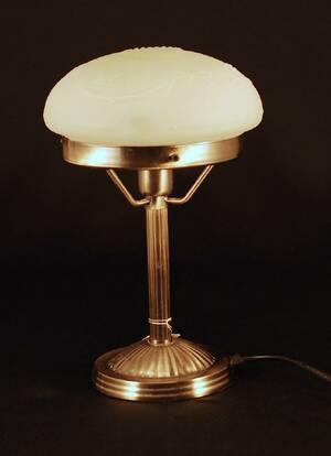 BORDSLAMPA COTTEX SVERIGE, 1900-TALETS MITT, HÖ 28 CM