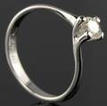 Solitaire ring ca. 0.47 ct.