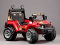 Elektrisk jeepbil til børn, rød