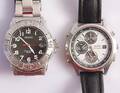 HERRARMBANDSUR, 2 st, Seiko bl a Kronograf.