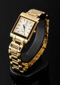 Les Cubeurs Geneve. Swiss Made Unisexur med safir model CDG 05