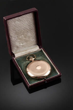 Lommeur af 14 kt guld 